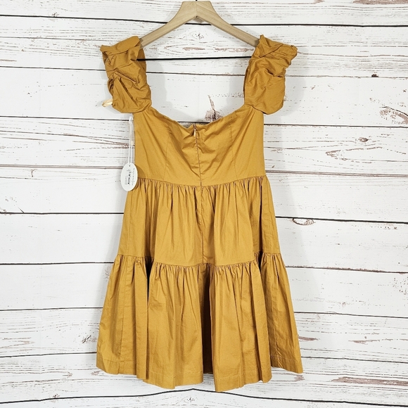 Staud | Mini Elio Dress in Honey NWT - Picture 5 of 7